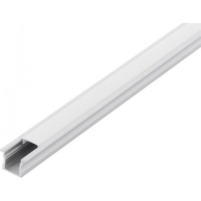 19,95 € Free Shipping | Lighting fixtures Eglo Recessed Profile 2 100×2 cm. Recessed profiles for lighting Aluminum and Plastic. White Color