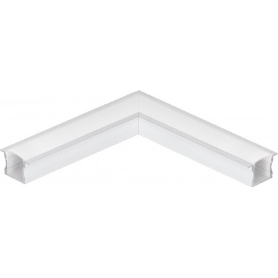 8,95 € Free Shipping | Lighting fixtures Eglo Recessed Profile 2 11 cm. Recessed profiles for lighting Aluminum. White Color