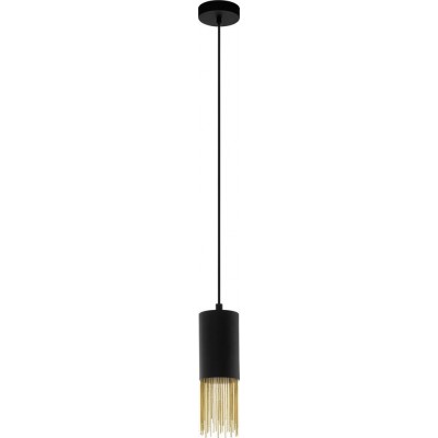 77,95 € Free Shipping | Hanging lamp Eglo Stars of Light Counuzulus Ø 10 cm. Steel. Golden, brass and black Color