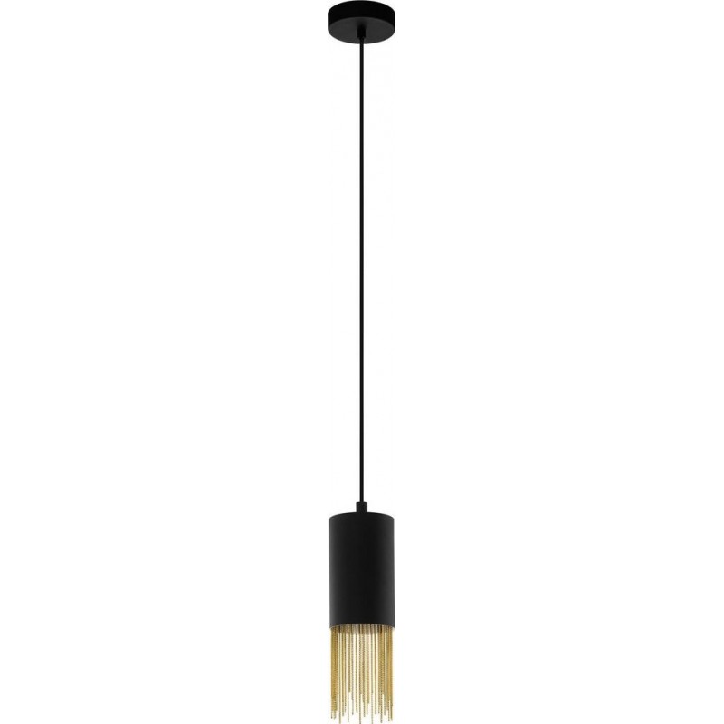 77,95 € Free Shipping | Hanging lamp Eglo Stars of Light Counuzulus Ø 10 cm. Steel. Golden, brass and black Color