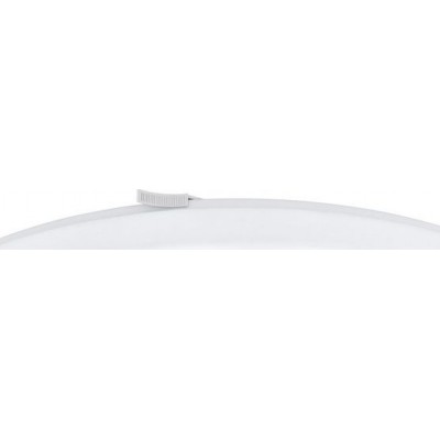 53,95 € Free Shipping | Indoor ceiling light Eglo Benariba Extended Shape Ø 44 cm. Kitchen, lobby and bathroom. Steel and plastic. White Color