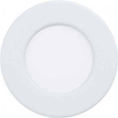 8,95 € Free Shipping | Recessed lighting Eglo Fueva 5 Ø 8 cm. Steel and plastic. White Color