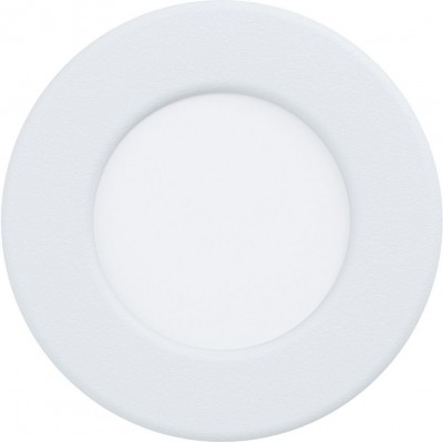 12,95 € Envoi gratuit | Luminaire encastré Eglo Fueva 5 Ø 8 cm. Acier et plastique. Couleur blanc