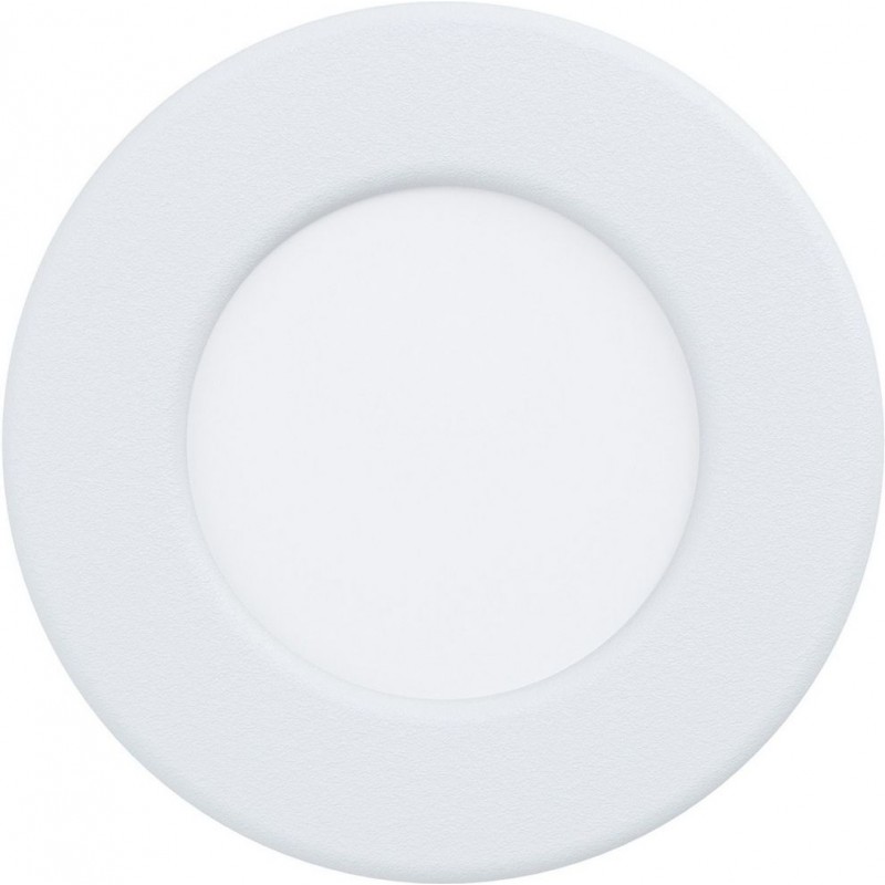 12,95 € Envoi gratuit | Luminaire encastré Eglo Fueva 5 Ø 8 cm. Acier et plastique. Couleur blanc