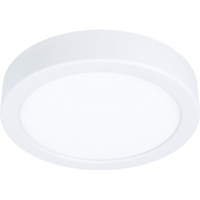 18,95 € Free Shipping | Indoor ceiling light Eglo Fueva 5 Round Shape Ø 16 cm. Kitchen, lobby and bathroom. Modern Style. Steel and plastic. White Color