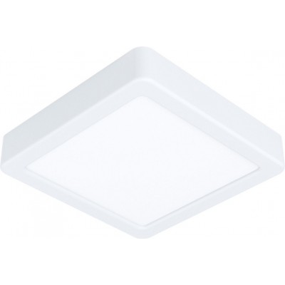 Indoor ceiling light Eglo Fueva 5 16×16 cm. Steel and plastic. White Color