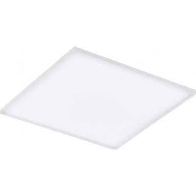 LED-Panel Eglo Turcona C LED Quadratische Gestalten 60×60 cm. Wohnzimmer, küche und esszimmer. Modern Stil. Stahl, Aluminium und Plastik. Weiß Farbe
