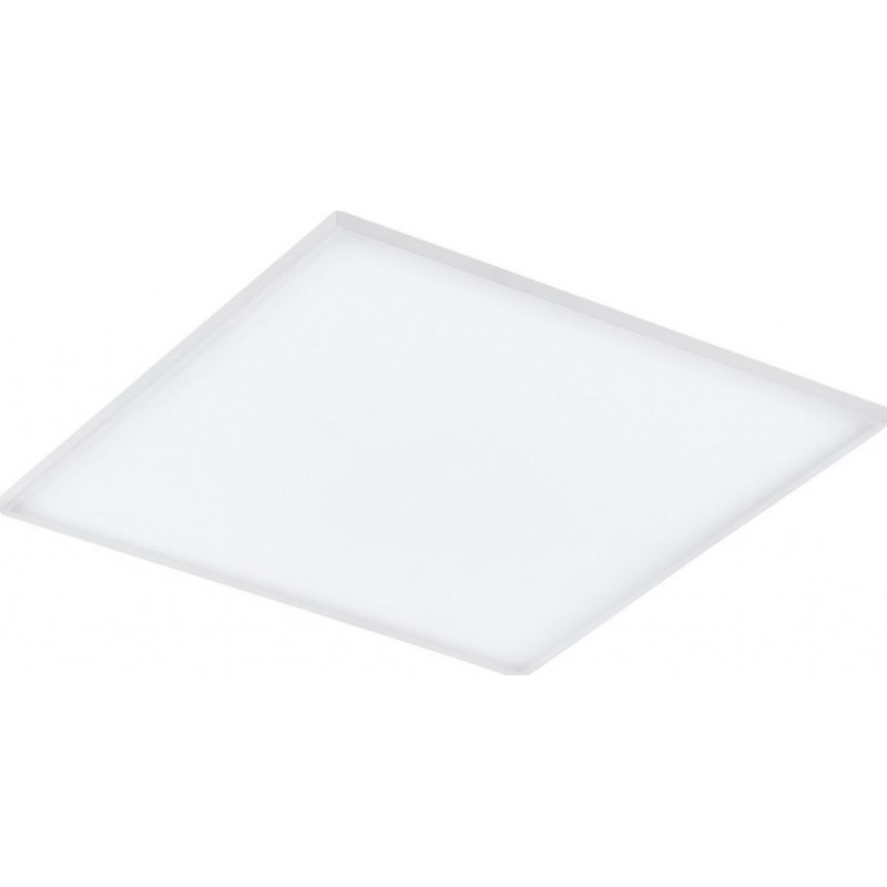 199,95 € 免费送货 | LED面板 Eglo Turcona C LED 正方形 形状 60×60 cm. 客厅, 厨房 和 饭厅. 现代的 风格. 钢, 铝 和 塑料. 白色的 颜色