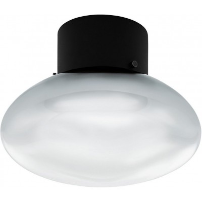 Настенный светильник для дома Eglo Belategi Сферический Форма Ø 24 cm. Кухня, столовая и лобби. Винтаж и классический Стиль. Стали. Чернить Цвет