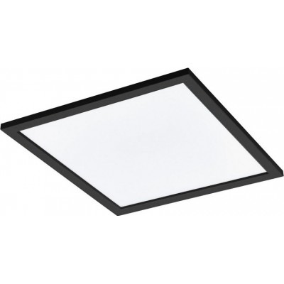 157,95 € Free Shipping | Indoor spotlight Eglo Salobrena C Square Shape 45×45 cm. Ceiling light Living room, dining room and bedroom. Modern Style. Aluminum and plastic. White and black Color