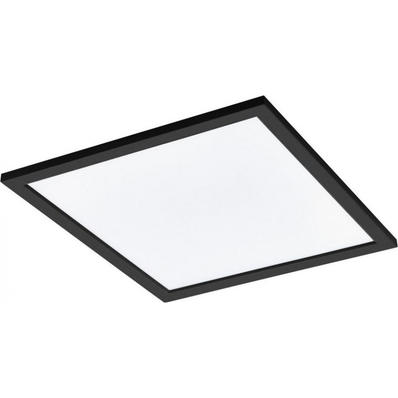 139,95 € Free Shipping | LED panel Eglo Salobrena C LED Square Shape 45×45 cm. Living room, dining room and bedroom. Modern Style. Aluminum and Plastic. White and black Color