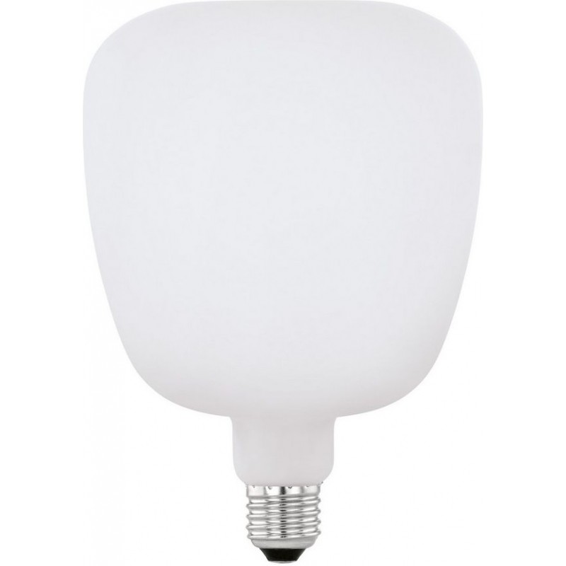 27,95 € Free Shipping | LED light bulb Eglo Big Size 4W E27 LED 2700K Very warm light. Cylindrical Shape Ø 14 cm