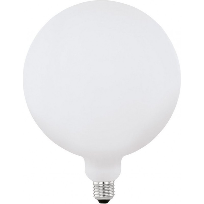 34,95 € Free Shipping | LED light bulb Eglo Big Size 4W E27 LED G200 2700K Very warm light. Spherical Shape Ø 20 cm
