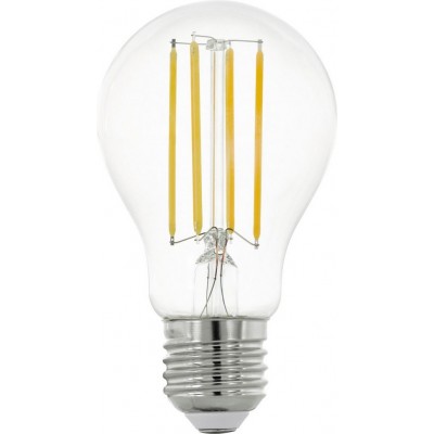 Ampoule LED Eglo 12W E27 LED A60 2700K Lumière très chaude. Façonner Sphérique Ø 6 cm