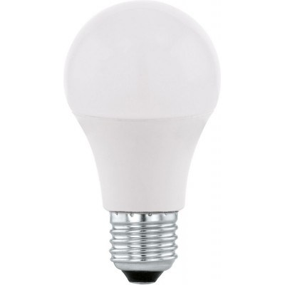 Ampoule LED Eglo 9W E27 LED A60 2700K Lumière très chaude. Façonner Sphérique Ø 6 cm