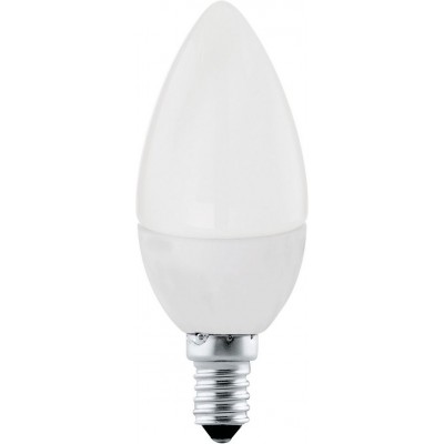 Светодиодная лампа Eglo 5W E14 LED C37 2700K Очень теплый свет. Удлиненный Форма Ø 3 cm
