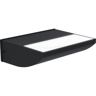 51,95 € Free Shipping | Outdoor wall light Eglo Sorronaro Cubic Shape 17×5 cm. Stairs, terrace and garden. Modern, design and industrial Style. Aluminum and Plastic. Black Color
