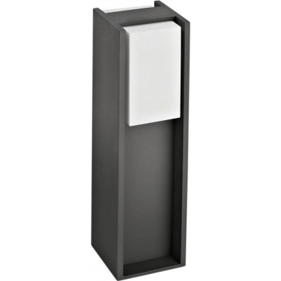Luminous beacon Philips Ecomoods 14W Cubic Shape 40×12 cm. Terrace and garden. Modern Style. Anthracite Color