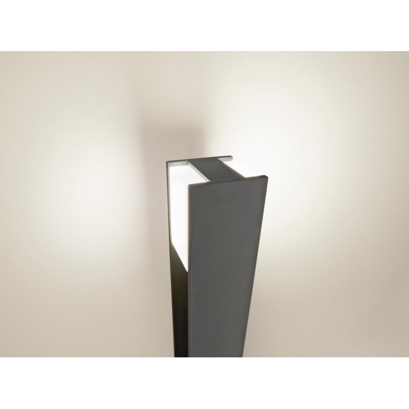 111,95 € Free Shipping | Luminous beacon Philips Ecomoods 14W Extended Shape 80×12 cm. Hue Bridge Overwall / Pedestal Terrace and garden. Modern Style. Anthracite Color