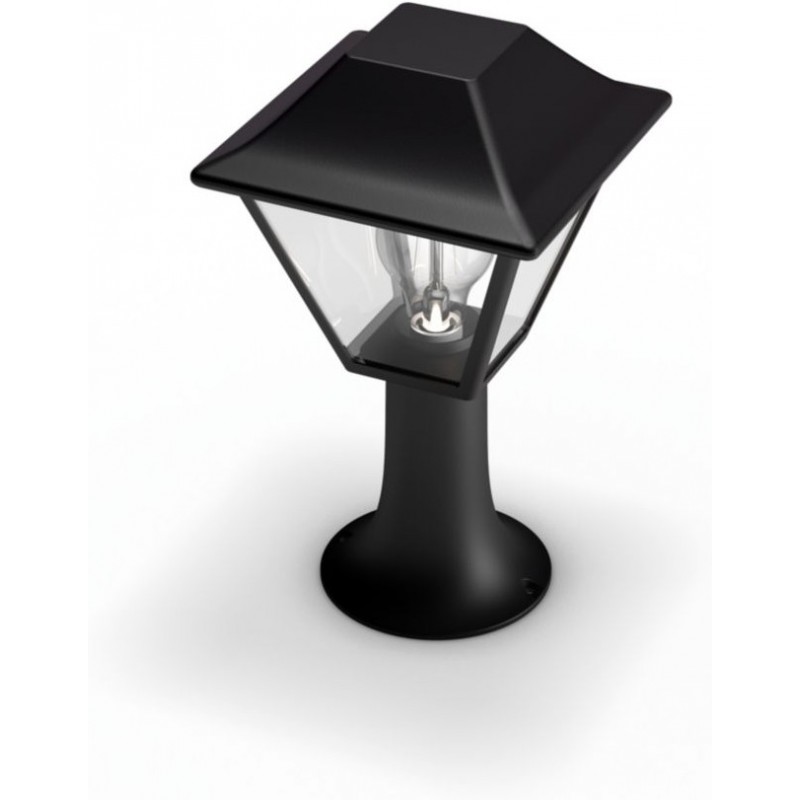 29,95 € Free Shipping | Luminous beacon Philips Alpenglow Pyramidal Shape 30×17 cm. Wall / Pedestal Terrace and garden. Vintage Style. Black Color