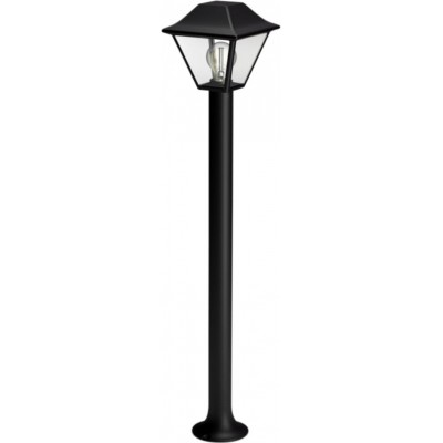 47,95 € Free Shipping | Luminous beacon Philips Alpenglow Pyramidal Shape 90×17 cm. Wall / Pedestal Terrace and garden. Vintage Style. Black Color