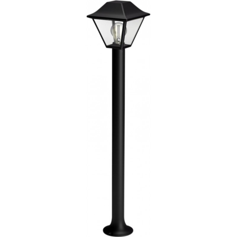 47,95 € Free Shipping | Luminous beacon Philips Alpenglow Pyramidal Shape 90×17 cm. Wall / Pedestal Terrace and garden. Vintage Style. Black Color