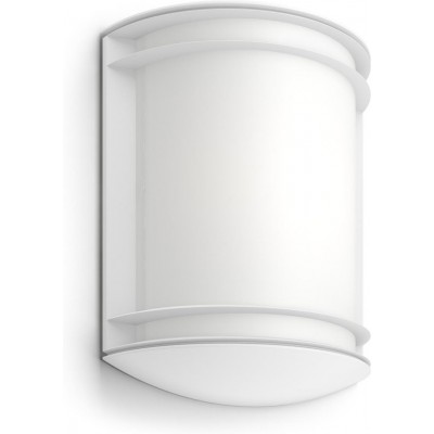 45,95 € Free Shipping | Outdoor wall light Philips Antelope 6W 4000K Neutral light. Cylindrical Shape 27×20 cm. Wall light Terrace and garden. Classic Style. White Color