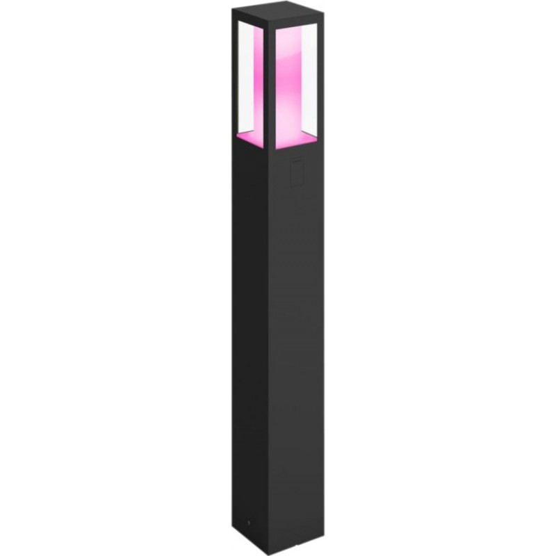 186,95 € Free Shipping | Luminous beacon Philips Impress 16W Cubic Shape 77×10 cm. Outdoor pole. Integrated White / Multicolor LED. Direct power supply Terrace and garden. Sophisticated and design Style