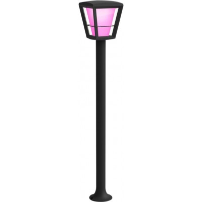 196,95 € Free Shipping | Luminous beacon Philips Econic 15W Pyramidal Shape 100×16 cm. Outdoor pole. Integrated White / Multicolor LED. Direct power supply Terrace and garden. Vintage and modern Style