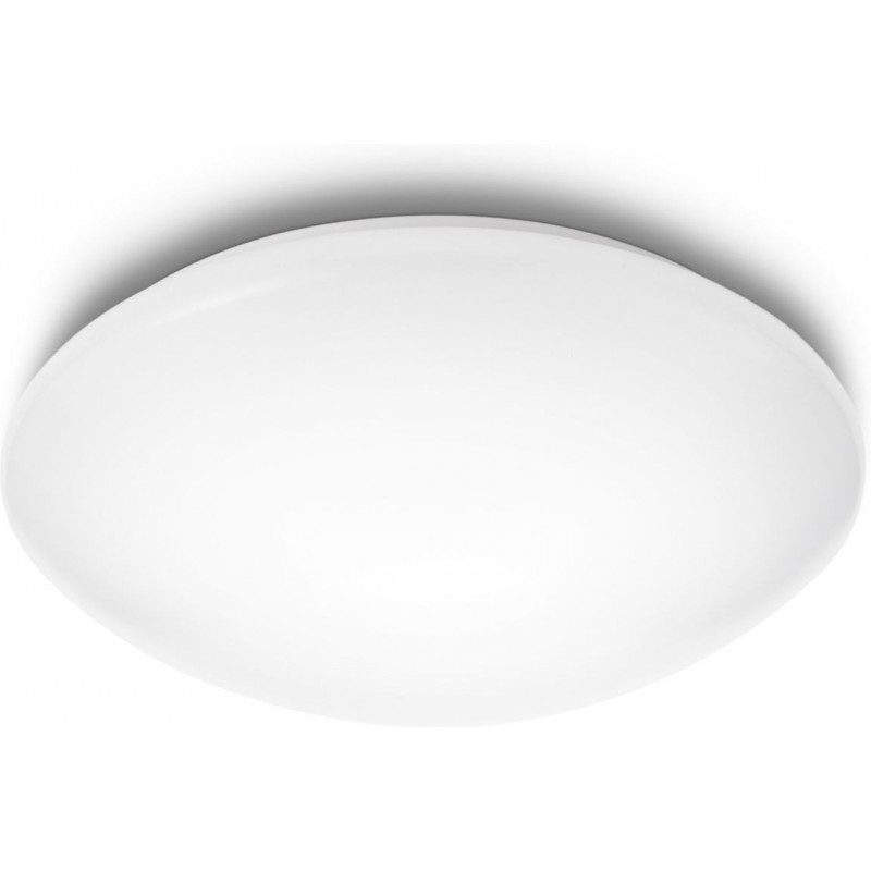 53,95 € 免费送货 | 室内顶灯 Philips Suede 24W 球形 形状 Ø 38 cm. 客厅, 厨房 和 饭厅. 经典的 风格. 白色的 颜色