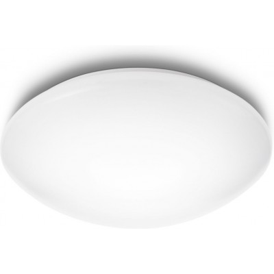 Luz de teto interna Philips Suede 40W Forma Esférica Ø 50 cm. Sala de estar, cozinha e sala de jantar. Estilo clássico. Cor branco