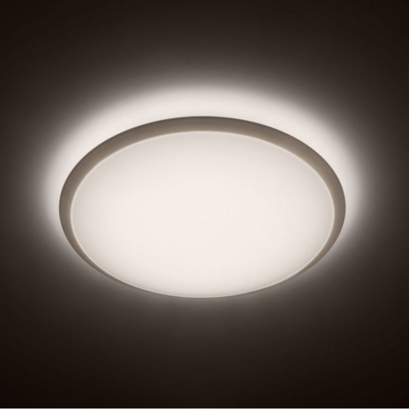 63,95 € Free Shipping | Indoor ceiling light Philips Wawel 36W Spherical Shape Ø 48 cm. Kitchen and dining room. Modern Style. White Color