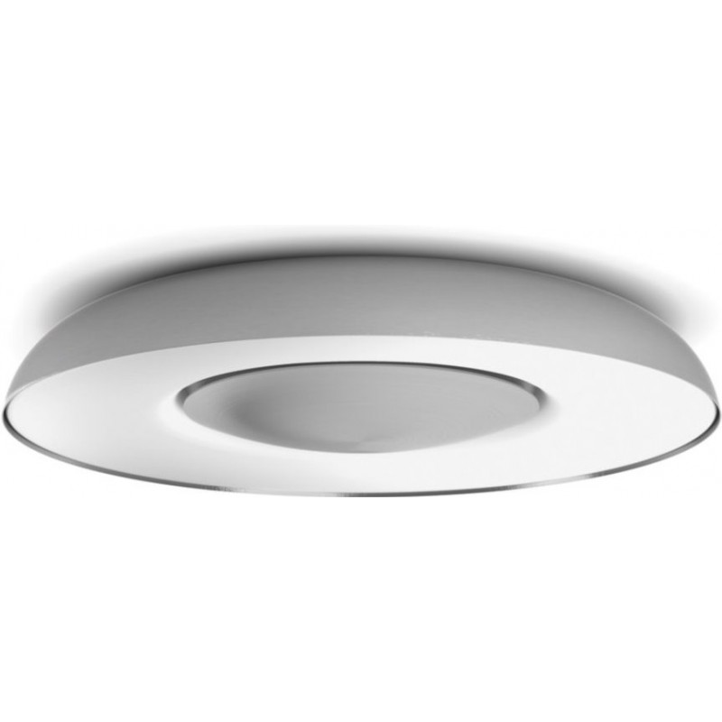 125,95 € Free Shipping | Indoor ceiling light Philips Still 27W Round Shape 39×39 cm. Integrated LED. Bluetooth control with Smartphone Application. Includes wireless switch Kitchen, dining room and bedroom. Modern Style