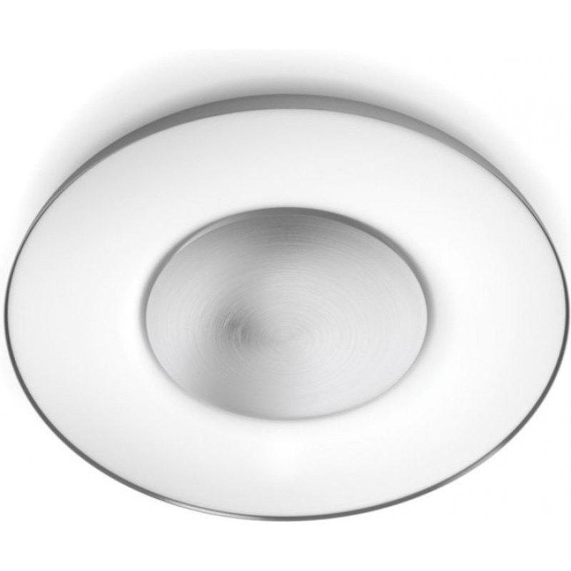 125,95 € Free Shipping | Indoor ceiling light Philips Still 27W Round Shape 39×39 cm. Integrated LED. Bluetooth control with Smartphone Application. Includes wireless switch Kitchen, dining room and bedroom. Modern Style