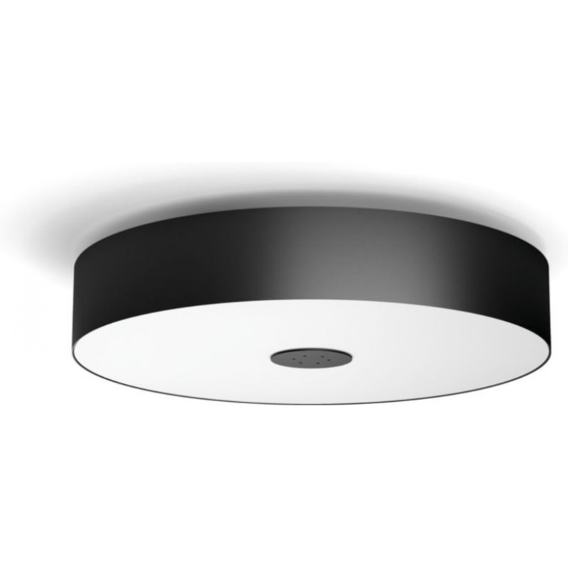 171,95 € Free Shipping | Ceiling lamp Philips Fair 33.5W Cylindrical Shape 44×44 cm. Integrated LED. Bluetooth control with Smartphone Application. Includes wireless switch Living room and bedroom. Modern and design Style