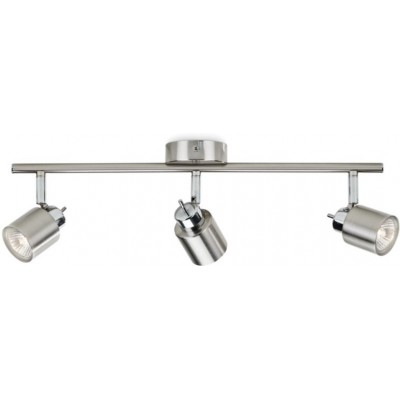 34,95 € Free Shipping | Indoor spotlight Philips Meranti Extended Shape 49×16 cm. Living room, dining room and store. Sophisticated Style. Plated chrome Color