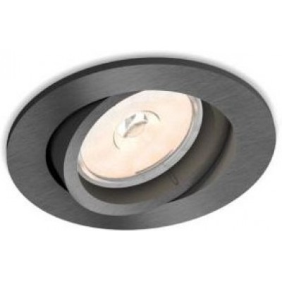 21,95 € Free Shipping | Recessed lighting Philips Donegal 9×9 cm. Gray Color