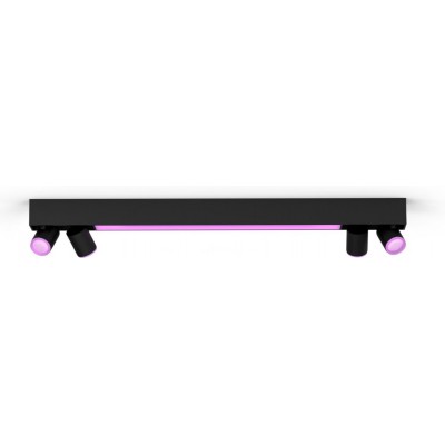 496,95 € Envoi gratuit | Projecteur d'intérieur Philips Centris 40W 99×13 cm. Quatre spots LED intégrés. Contrôle Bluetooth avec application smartphone ou voix