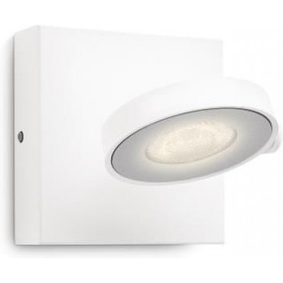 57,95 € Free Shipping | Indoor spotlight Philips Clockwork 4.5W 11×11 cm. Individual focus. Adjustable ClickFix quick installation