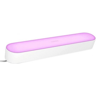 85,95 € Free Shipping | Decorative lighting Philips Play 25×4 cm. Light bar. Integrated LED. Smart control with Hue Bridge White Color