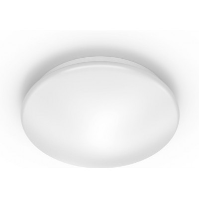 12,95 € Free Shipping | Indoor ceiling light Philips CL200 6W Round Shape Ø 22 cm. Kitchen and hall. Classic Style. White Color