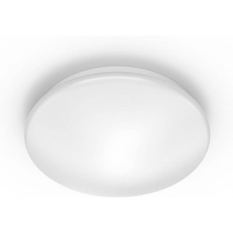 12,95 € 免费送货 | 室内顶灯 Philips CL200 6W 圆形的 形状 Ø 22 cm. 厨房 和 大厅. 经典的 风格. 白色的 颜色