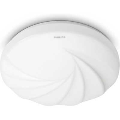 11,95 € Free Shipping | Indoor ceiling light Philips CL202 6W Round Shape Ø 22 cm. Kitchen, bathroom and hall. Sophisticated and cool Style. White Color
