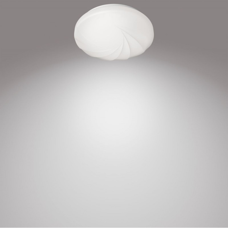 10,95 € Free Shipping | Indoor ceiling light Philips CL202 6W Round Shape Ø 22 cm. Kitchen, bathroom and hall. Sophisticated and cool Style. White Color