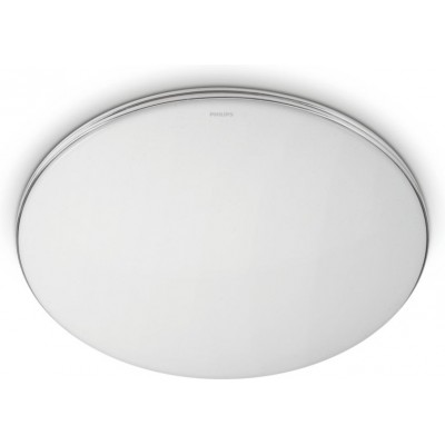 81,95 € Free Shipping | Indoor ceiling light Philips Toba 23W Round Shape Ø 37 cm. Wireless dimming. Dimmable Kitchen, bathroom and hall. Sophisticated and cool Style. White Color