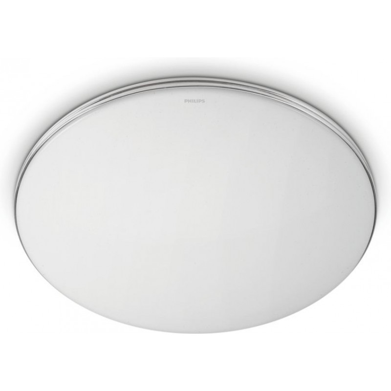 81,95 € 免费送货 | 室内顶灯 Philips Toba 23W 圆形的 形状 Ø 37 cm. 无线调光。可调光 厨房, 浴室 和 大厅. 复杂的 和 凉爽的 风格. 白色的 颜色