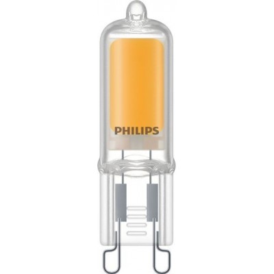 Bombilla LED Philips LED Classic 2W G9 LED 2700K Luz muy cálida. 5×3 cm. Cápsula halógena