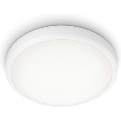 37,95 € 送料無料 | 屋内シーリングライト Philips Doris 17W 円形 形状 Ø 31 cm. キッチン, バスルーム そして ホール. 設計 スタイル. 白い カラー