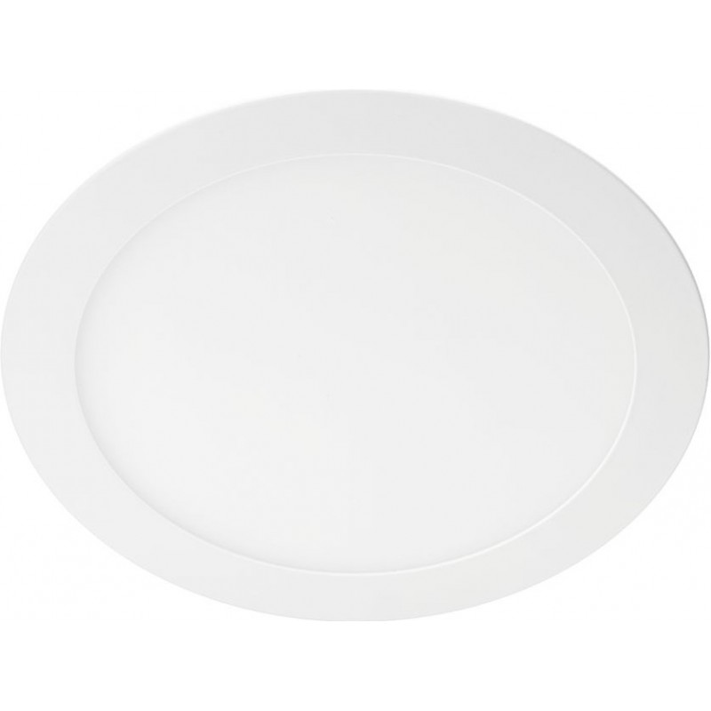 16,95 € Free Shipping | Recessed lighting Philips Compacto 20W Round Shape Ø 22 cm. Downlight Kitchen, bathroom and hall. Classic Style. White Color