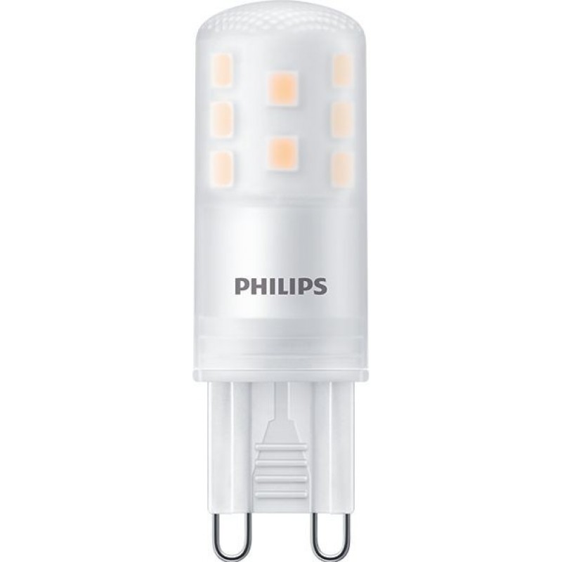 8,95 € Envio grátis | Lâmpada LED Philips Cápsula 2.7W G9 LED 2700K Luz muito quente. 5×3 cm. Dimmable